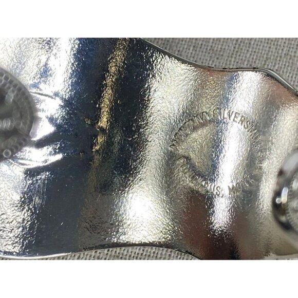 NEW MONTANA SILVERSMITHS SILVER/GOLD EAGLE AZTEC SOUTHWESTERN WIDE CUFF BRACELET - Picture 4 of 7